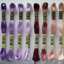 [원단쟁이] DMC자수실 면사(25번사) 8M (208~301) E28, 300