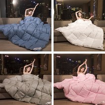 독일 블루멍 프리미엄 구스다운이불 솜털 95% 깃털5% 호텔 침구 3000g 4000g 5000g 봄 가을 겨울 한파용 구스다운 거위털 100% 간절기 구스 이불, 그린