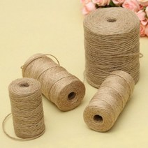 천연 빈티지 황마 로프 코드 끈 꼬기 삼베 리본 공예 바느질 DIY 황마 대마 웨딩 파티 장식 30 미터 50 미터 100 미터, 2mm 30M