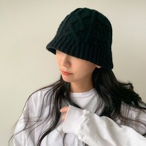 6컬러 꽈배기 니트 뜨개 버킷햇 벙거지 모자