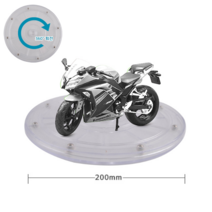 아크릴 원형 돌림판 200mm 회전판 얀홀더 소켓 360도 받침대 베어링 홀더, 단품, 단품