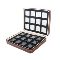 사각 원석 보관케이스 보석상 전시용 금은방 수집, 상세이페이지 참고, 블랙 3x3 박스 60개