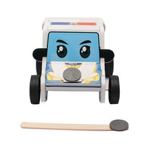 문화센터 돌봄교실 과학수업용 자석 자동차 만들기 5인 키트, 1인개별포장