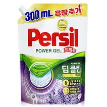 퍼실 딥클린 테크놀로지 라벤더젤 드럼용 액상세제 리필, 1.8L, 6개