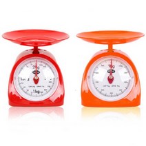 제이에스 미니주방저울, 오렌지, 1kg