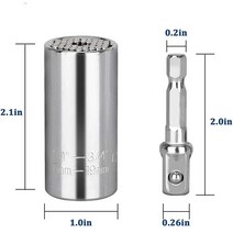 범용 토크 렌치 소켓 헤드 다기능 슬리브 핸드 휴대용 도구 세트 7-19mm, [01] Set, 1Set