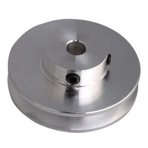 풀리 실버 알루미늄 합금 41x16mm 단일 홈 6 12mm 모터 샤프트 용 고정 보어 3 5mm pu 라운드 벨트, 7MM