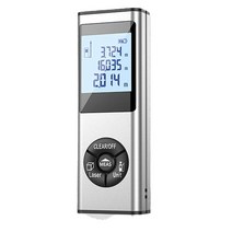 충전식 미니 적외선 거리계 1 개 수평선 (C), 03 Silver Gray 60M