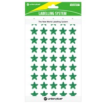 유니온플러스 unionplus 별스티커홀로그램(315-2/녹색) UL-315-2GN 13x14mm 1개