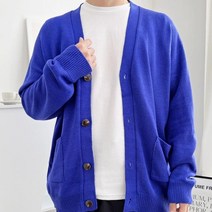 남자 오버핏 남성 기본 니트 브이넥 스웨터 _20229911EA, 쿠팡 코랄_F(105까지)