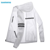 다이와 낚시 착용 낚시 옷 야외 캠핑 하이킹 통기성 빠른 건조 방수 바람막이 시마노스 낚시 옷, XL, AWHITE