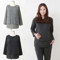 스위트플러스 [스위트플러스] 와이드 수유 티셔츠 임부복 /수유복/임산부/출산복/임신복