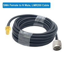 라우터 LTE라우터 와이파이 LMR200 RP-SMA 남성 N 여성 저손실 동축 케이블 RF 확장 점퍼 4G LTE 무선 라우, 05 SMA F to N Male_12 30M