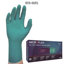 코레카 내화학용장갑 마이크로플렉스 XL 859-6691, 1