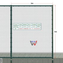 축구장 농구장 운동장 펜스 풋살 울타리 학교 3m x 4m, A타입 운동장 펜스