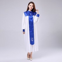 성가대복 성가대가운 찬양 현대 의류 크리스찬 교회 합창단 성자 의상 여성 성직자 가운 시 클래스 서비스 수녀 노래 AliExpress, design 6+XXL