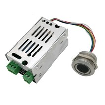 지문인식도어락 무타공 정상 개방 릴레이 자동 잠금 지문 제어 보드 K215 + R503 오토바이 자동차 도어 잠, 01 silver