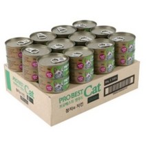 프로베스트 캣푸드 참치와치킨 80g X 24개