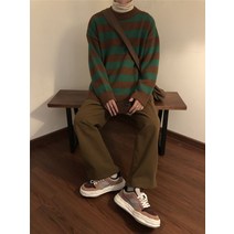 남성 가을 겨울 니트 풀오버 브랜드 스웨터 미우새 주우재 니트웨어 코디 패션 라운드넥 니트티 캐주얼 올 최우식옷 봄 데일리