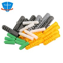 토글러앙카 200pcs m4 m5 m6 m8 m10 m12 m14 플라스틱 앵커 확장 파이프 튜브 벽 플러그 고무 플러그 확장 나사 앵커, 100개, 노란색 m6 x 30mm