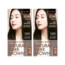 다나한 모 칼라크림(2개), N4 자연흑갈색, 2개