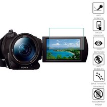 배터리 카메라용 밧데리 3pcs PET LCD 디스플레이 화면 보호기 소니 FDR-AX700 FDR-AX45/AX60/AXP55 DV 비, 한개옵션0