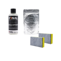 파이널 산화세륨 유막제거제 액상형 100ml + 파우더형 100g 스펀지 2p세트, 3세트