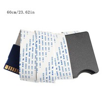 3D 인쇄 기계를위한 여성 연장 케이블에 연약한 편평한 FPC 증량제 남성, 한개옵션1, 01 Black