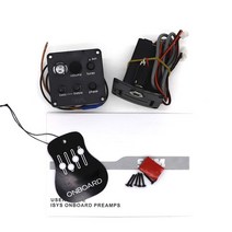 어쿠스틱이펙터 보컬 앰프 베이스 어쿠스틱 기타 픽업 ISYS + EQ 프리앰프 시스템 앰프용 조정 가능한 사