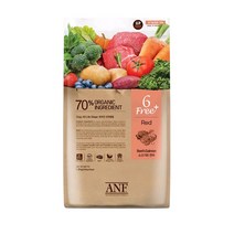 ANF 유기농 6FREE 플러스 강아지 사료, 6 free beef&salmon(소고기&연어), 1.8kg, 8개