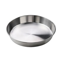 킹센스 사각 원형 스텐 접시 나눔 샐러드 그릇, 킹센스 테이블팬 30cm