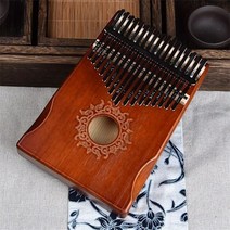 17 키 칼림바 손가락 피아노 휴대용 손가락 유연한 아프리카 칼림바 단일 보드 고품질 목재 마호가니로 만든, D