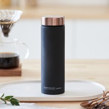 아소부 스텐 데일리 보온보냉 텀블러 500ML 르바통, 블랙