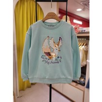 컬리수러브에니멀스팽글맨투맨C223TSG08PMT