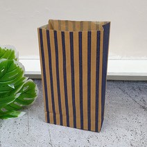 모던 종이봉투 쿠키스트라이프 청색 (소) 7입, 단일상품(IMA6708)