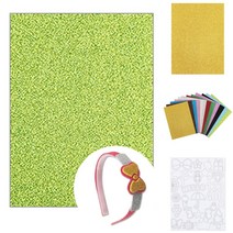 반짝이 펠트지 비접착 235x315mm 글리터 펄 공예 재료 네임 머리 핀 띠 만들기 부자재 용품, 진핑크(bk19121780)
