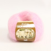 [앵콜스] (10+1)실크모헤어 Silkmohair 레이온 뜨개실 따뜻한 울혼방 겨울실, 19 핑크