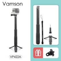 셀카봉 스마트폰 삼각대 짐벌 1인방송 라이브 방송 장비 셀카 Gopro 액세서리 용 Vamson GoPro Hero 용 삼각대 Monopod 조정 가능한 Selfie 스틱 5, VP422A