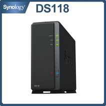 가정용nas nas구축 nas Synology-1 베이 DS118 NAS 서버 네트워크 스토리지 디스크 스테이션 NFS DDR4 ra, 한개옵션0