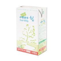 에버휩 식물성 휘핑크림 냉동 1030g, 1