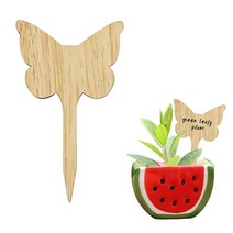 도로명주소판 건물주소 명패 30pcs 나무 조각 식물 마커 정원 분재 즙이 많은 모종 태그 기호 원예 레이블 스테이크 diy 정원 장식 도구, b