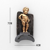 냉장고 자석 바르셀로나 에펠탑 부다페스트 영국, Belgium urine boy