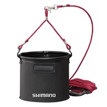 시마노(SHIMANO) 낚시용 버킷, 블랙