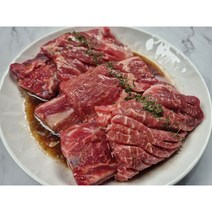 청년고기 양념 돼지갈비 1.3kg 천연과일 24시간숙성 돼지목살 왕구이 캠핑 고기 바베큐 요리, 양념 돼지갈비 3대 1.3kg