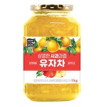 [녹차원] 상큼한 사과과즙 유자차 1kg, 없음