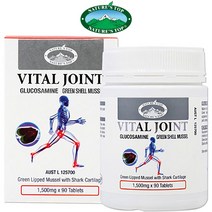 호주 네이쳐스탑 바이탈조인트 1 500mg 90정 글루코사민+초록입홍합+상어연골, 1개