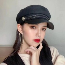 미라클세븐 M7 여성 뉴스보이캡 팔각모 인조가죽 헌팅캡