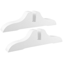 사무실 책상 파티션 목재 브래킷 스크린 파티션 클립 개인 정보 보호 액세서리 가정용 제품, 01 White