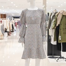 ab.f.z [ab.f.z] 스퀘어넥레오파드플라워원피스 (KSW1QO42C)