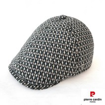 피에르가르뎅 에스틱 울 니트 중년남성 헌팅캡 가을 겨울 사이즈조절밸크로